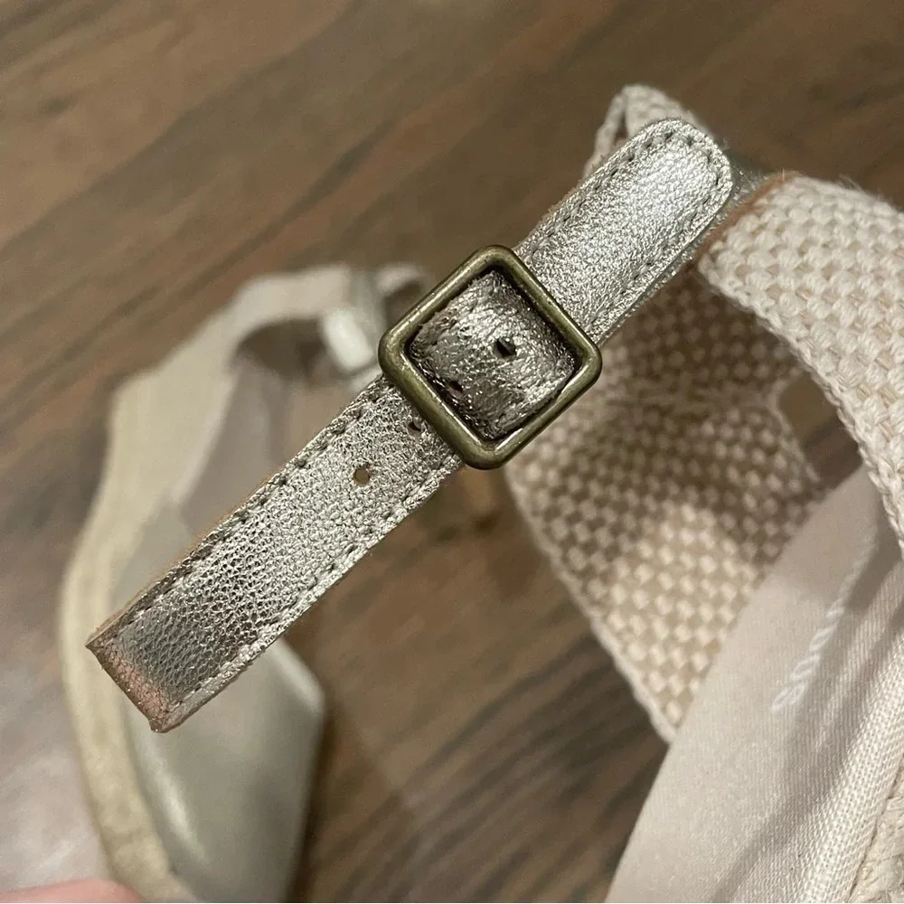 NEW Soludos Closed-toe Midwedge Linen Espadrille Women’s 10